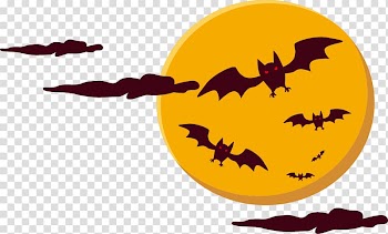 Computer file, Abstract circular yellow bat transparent background PNG clipart