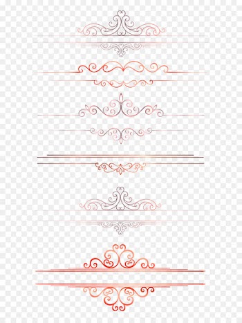 Computer file - European pattern divider line border texture 