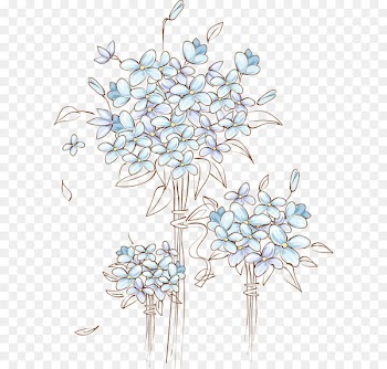 Computer file - Hand painted wedding flower door decorations 