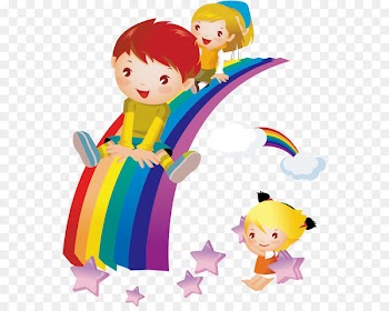 Computer file - Rainbow slide Vector 