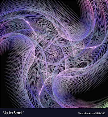 Computer generated digital art background vector image