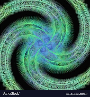 Computer generated digital art background vector image