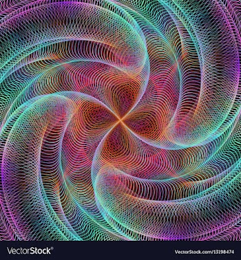 Computer generated digital art background vector image
