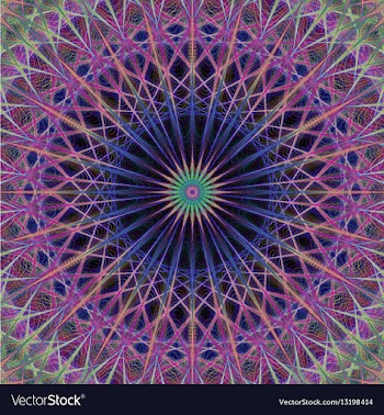 Computer generated fractal background vector image