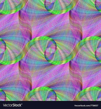 Computer generated spiral fractal pattern vector image