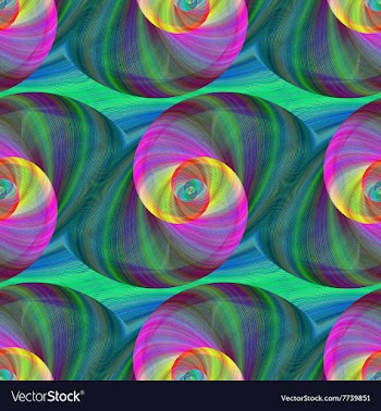 Computer generated swirl fractal pattern vector image