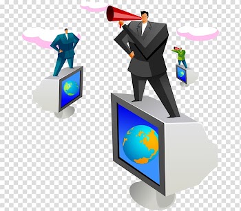 Computer graphics, Modern fashion geometric abstraction business man horn transparent background PNG clipart
