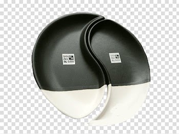 Computer hardware, Black and white plate transparent background PNG clipart