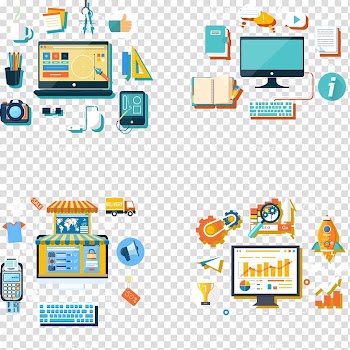 Computer Icon, Color Business computer transparent background PNG clipart