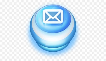 computer icon symbol sphere - Button Blue Mail 