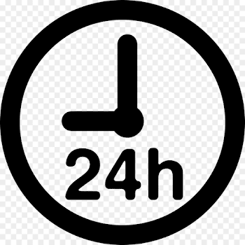 Computer Icons 24-hour clock Clip art - 24 HOURS png download - 980 ...