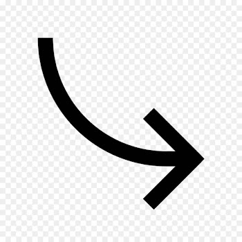Computer Icons Arrow Symbol - curved line 