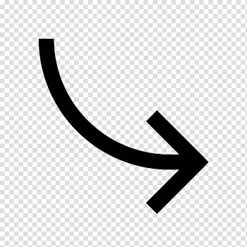 Computer Icons Arrow Symbol, curved line transparent background PNG clipart