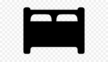 Computer Icons, Bed, Bedside Tables, Black, Furniture PNG
