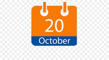 Computer Icons Calendar Blue Clip art Orange - Calendar Icon October 