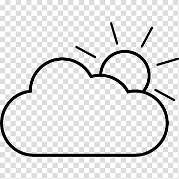 Computer Icons Cloud Weather Symbol , Cloud transparent background PNG clipart