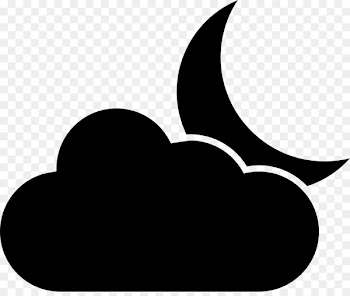 Computer Icons Crescent Cloud Moon Clip art - cloud 