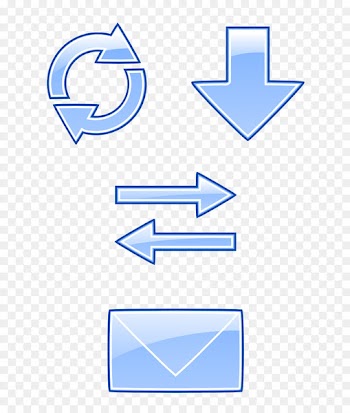 Computer Icons, Email, Download, Blue, Text PNG