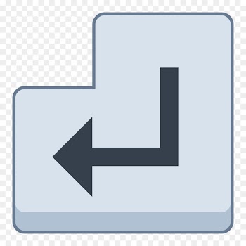 Computer Icons, Enter Key, Button, Arrow, Line PNG