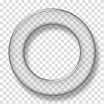 Computer Icons Glass Light Circle, crystal glass button elements transparent background PNG clipart