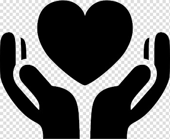 Computer Icons Hand heart Share icon, heart transparent background PNG clipart