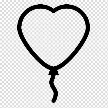 Computer Icons Heart Balloon , heart transparent background PNG clipart