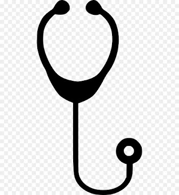 Computer Icons, Silhouette, Stethoscope, Blackandwhite, Circle PNG