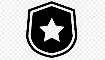 Computer Icons Trophy Clip art - Black Police Badge Icon 