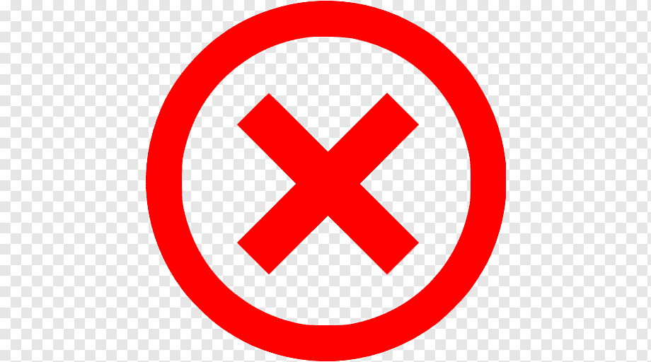 Computer Icons X mark Check mark, red x, text, trademark, logo png