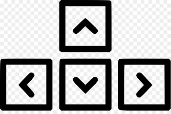 Computer keyboard Arrow keys Button - Arrow 