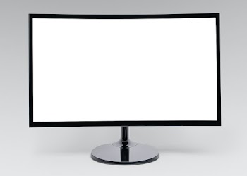 Computer monitor mockup digital device