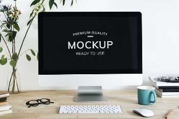 Computer monitor screen | Free PSD Mockup - rawpixel