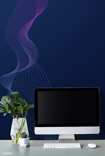 Computer monitor screen mockup template | Free stock psd mockup - 527578