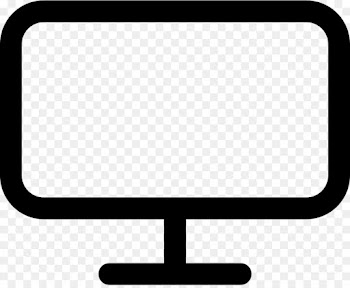 Computer Monitors, Computer Monitor Accessory, Black White M, Line PNG
