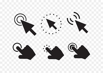 Computer mouse Arrow Button Icon - Mouse click button 