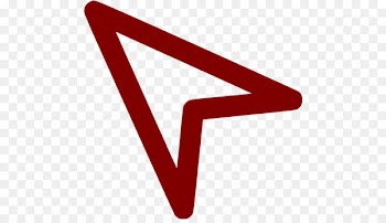Computer mouse Pointer Cursor Computer Icons Arrow - maroon colour icon 