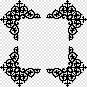 Computer network , flourish frame transparent background PNG clipart