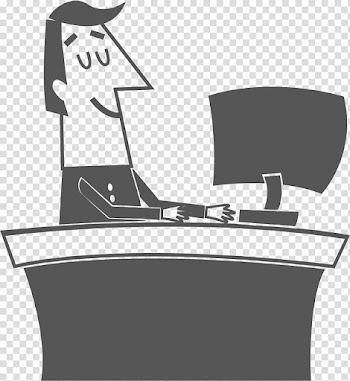 Computer , Operate the computer's white collar transparent background PNG clipart