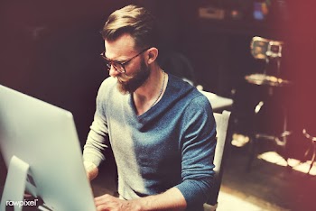 Computer pc beard | Free stock photo - 1507
