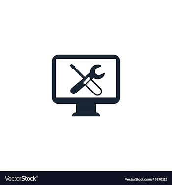 computer repair creative icon filled from