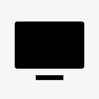 Computer screen icon, flat graphic | Free Icons - rawpixel