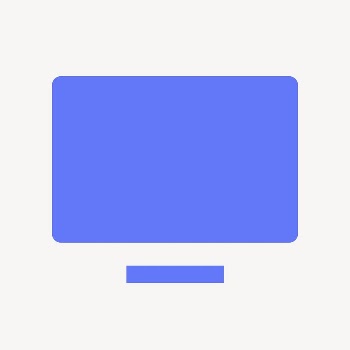 Computer screen icon, flat graphic | Free Icons - rawpixel