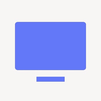 Computer screen icon, flat graphic | Free Icons - rawpixel