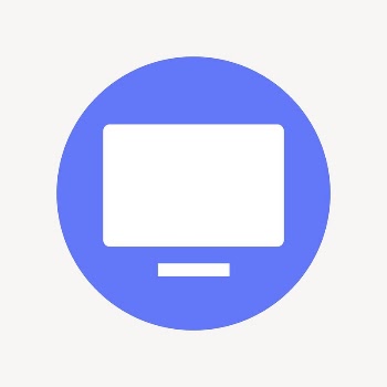 Computer screen icon, flat graphic | Free Icons - rawpixel