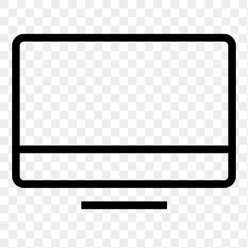 Computer screen line png icon | Free Icons - rawpixel
