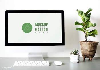 Computer screen template | Free stock psd mockup - 527633