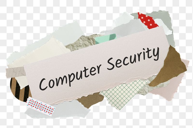 Computer security png word sticker, | Free PNG - rawpixel