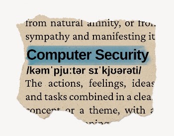 Computer security ripped dictionary, editable | Free PSD - rawpixel