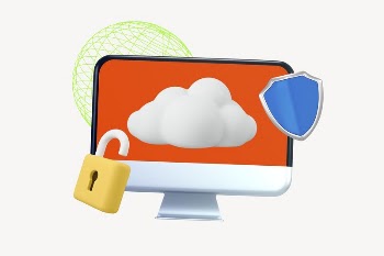 Computer unlocking cloud storage system, | Free Photo - rawpixel