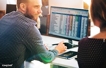 Computer work office | Free stock photo - 1526